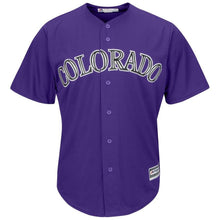 Load image into Gallery viewer, Ian Desmond Colorado Rockies Majestic Cool Base Alternate Player Jersey - Purple