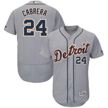 Load image into Gallery viewer, Miguel Cabrera Detroit Tigers Majestic Road Flex Base Collection Player Jersey - Gray