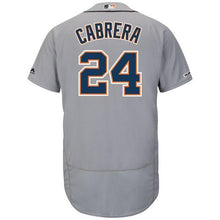 Load image into Gallery viewer, Miguel Cabrera Detroit Tigers Majestic Road Flex Base Collection Player Jersey - Gray