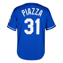 Load image into Gallery viewer, Mike Piazza Los Angeles Dodgers Mitchell &amp; Ness Cooperstown Collection Mesh Batting Practice Jersey - Royal