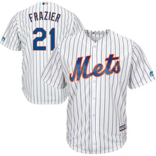 Load image into Gallery viewer, Todd Frazier New York Mets Majestic Official Cool Base Player Jersey – White/Royal