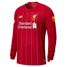 Load image into Gallery viewer, Liverpool New Balance 2019/20 Home Long Sleeve Jersey – Red