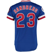 Load image into Gallery viewer, Ryne Sandberg 1984 Chicago Cubs Mitchell &amp; Ness Throwback Jersey - Royal