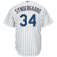 Load image into Gallery viewer, Noah Syndergaard New York Mets Majestic Home Big &amp; Tall Cool Base Player Jersey - White/Royal