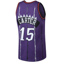 Load image into Gallery viewer, Vince Carter Toronto Raptors Mitchell &amp; Ness  Hardwood Classics Jersey – Purple
